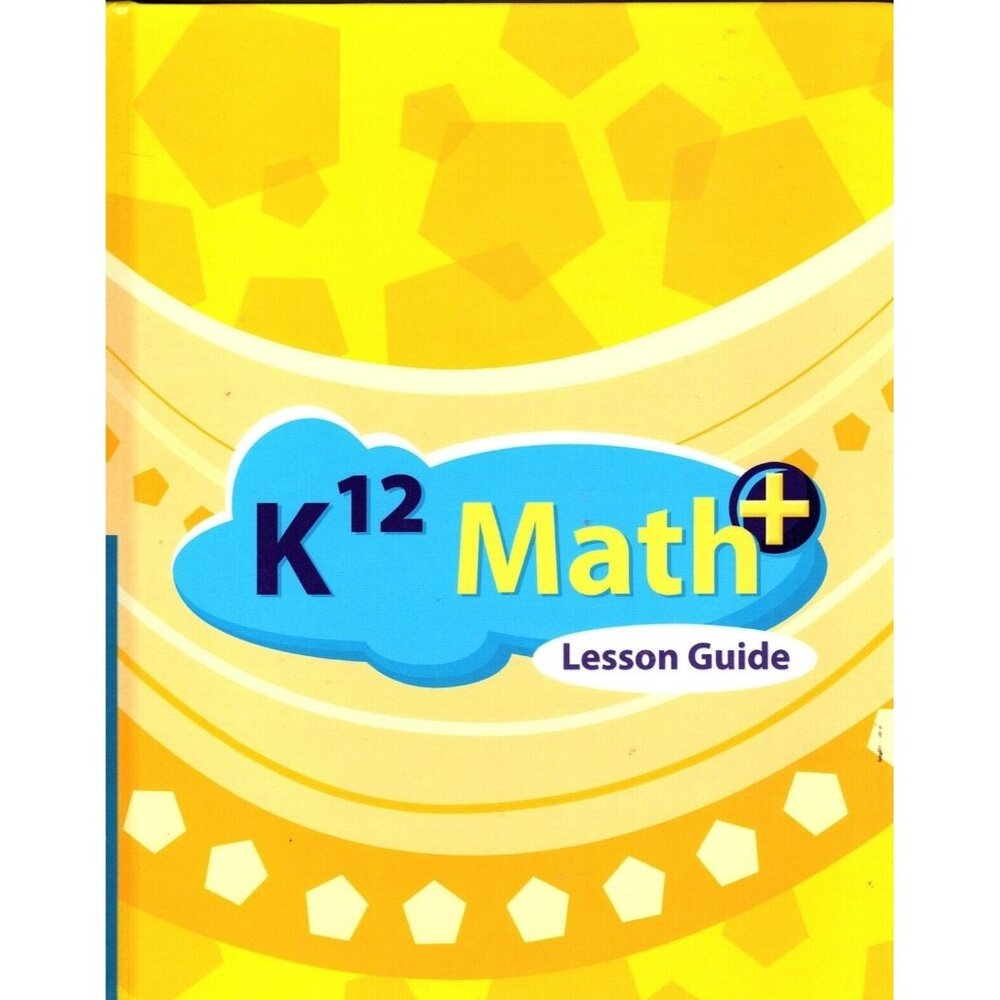 K12 Math Fifth Grade 5, Lesson Guide Textbook Homeschool and Online